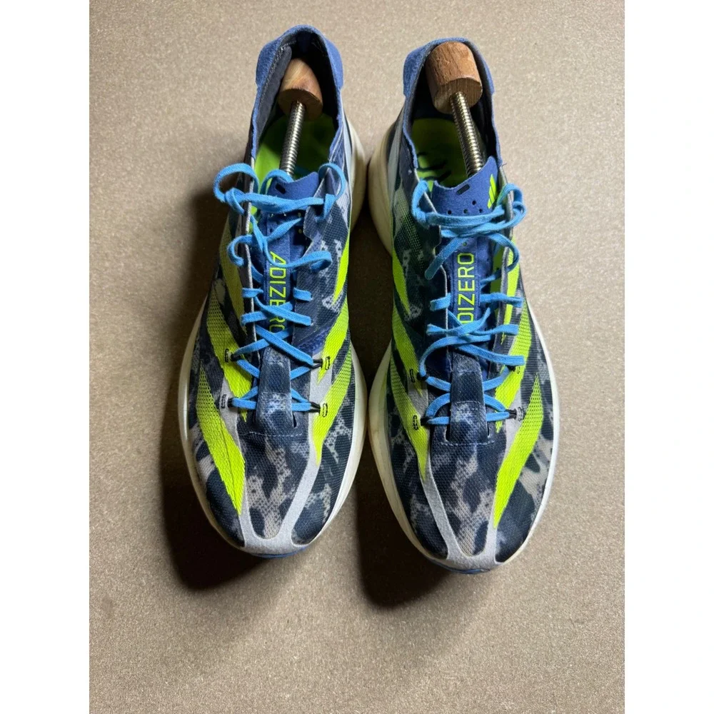 Adidas Adizero Adios Pro 3 Mens Running Shoes Leopard Yellow GX9444 US 11.5